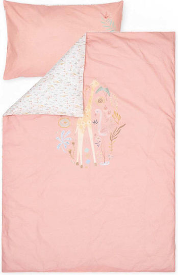 Little Dutch Kids Duvet Cover Set Single with Pillowcase Blooming Safari 140x200cm