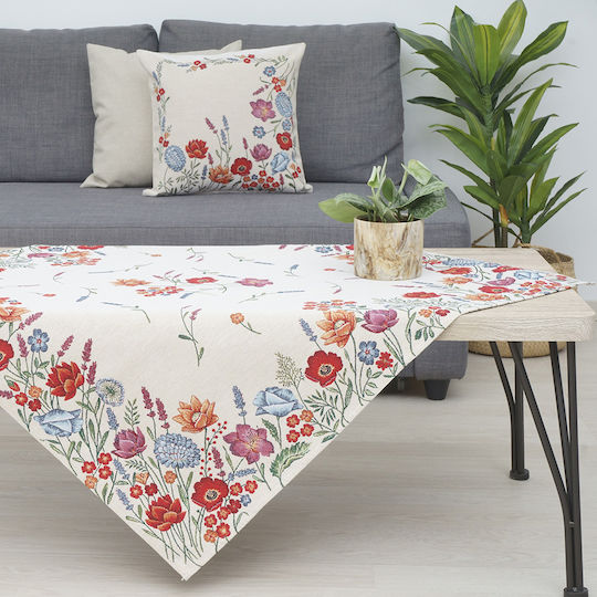 Dimeco Măsuță În Carouri 8240 Multicoloră 140x140cm