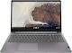 Lenovo IdeaPad 3 Chromebook 15.6" IPS FHD (N-Series-N6000/8GB/128GB Flash Storage/Chrome OS) Арктично сиво (US Keyboard)