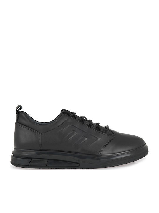 Men's Sneakers Black Leather
