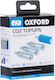 Oxford Резервни CO₂ Флакони 16g Комплект от 4 Части Защитен Капак Ox722