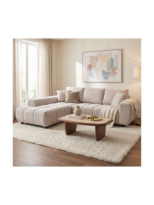 Londe Ecke Sofa mit Rechte Ecke Grau Beige 273x...