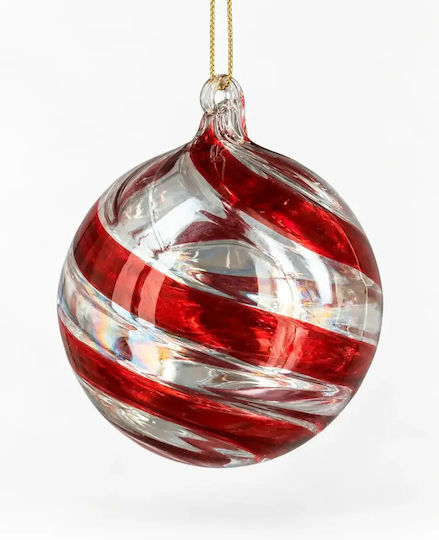 Large Red Glass Ball 10cm