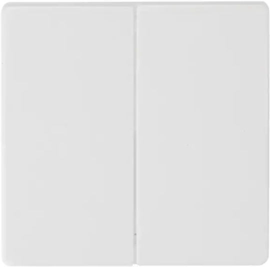Kontakt-Simon Recessed Rotary Switch with Key Double with Frame White