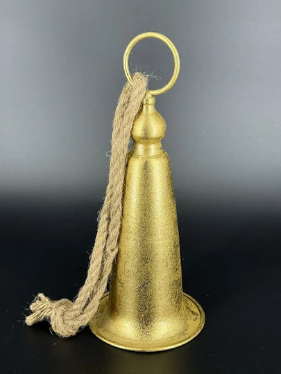 Weihnachtsfigur Aus Metall Glocke Gold Neda Shop