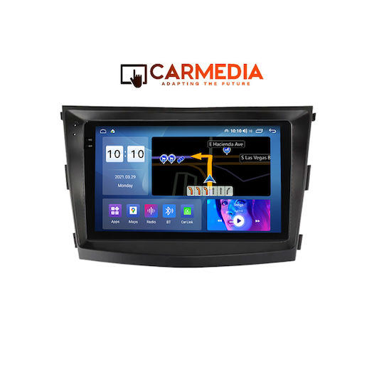 Carmedia Автомобилна Аудио Система За Ssangyong Tivoli 2016-2024 Bluetooth USB WiFi GPS Apple CarPlay Android Auto С Touch Screen 9.5"