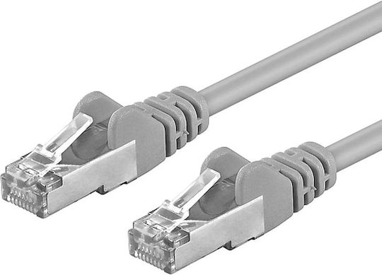 PremiumCord SF/UTP Cat.6a (Gigabit) Мрежов Кабел Ethernet 0.25m Сив