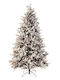 Weihnachtsbaum Verschneit 300cm mit LED-Beleuchtung