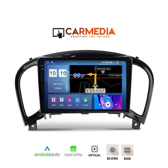 Carmedia Автомобилна Аудио Система за Nissan Primera 2001-2008 (Bluetooth/USB/WiFi/GPS/Apple CarPlay/Android Auto) с Touch Screen 9.5"