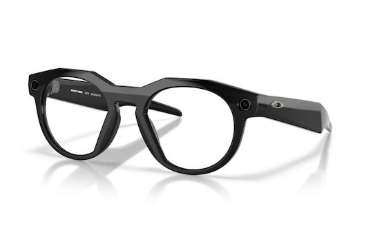 Ochelari Oakley Meta Hstn Ai Negri Cu Lentile Transparente Ow8002-0751
