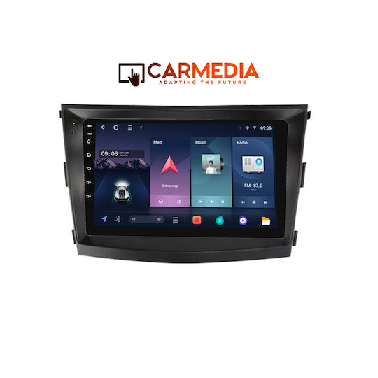 Carmedia Автомобилна Аудио Система за Ssangyong Tivoli 2016-2024 (Bluetooth/USB/Wi-Fi/GPS/Apple CarPlay/Android Auto) с Touch Screen 9"