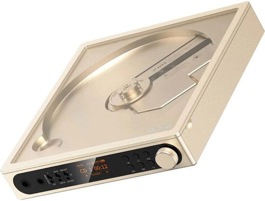 Fiio Φορητό Ηχοσύστημα με CD / Bluetooth Χρυσό
