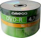 Omega Εγγράψιμα DVD-R 16x 4.7GB Cake Box 50τμχ