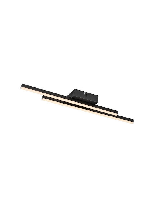 Rabalux Smart Deckenleuchte Schwarz mit Integrierter LED