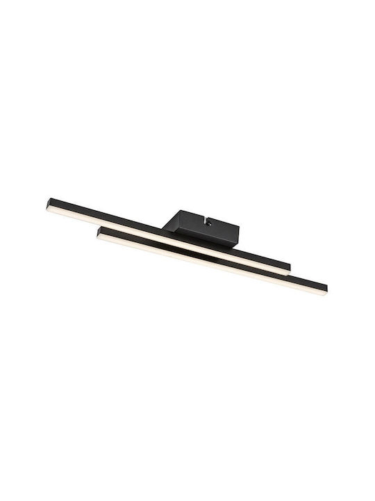 Rabalux Smart Deckenleuchte Schwarz mit Integrierter LED