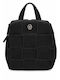 Damentasche Rucksack Wildleder Schwarze WT-SP9366-27BP-Schwarz