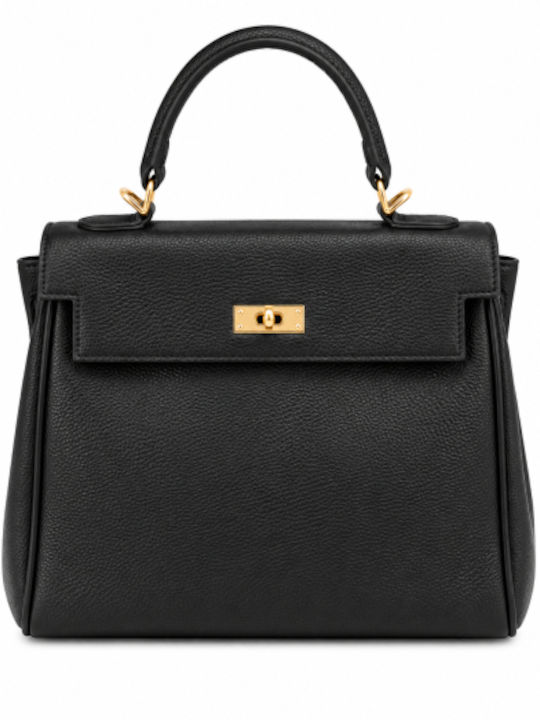 Damen-Satchel-Tasche Schwarz WS-KSA70214-27HB-SCHWARZ