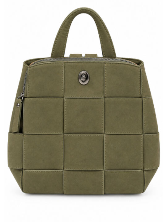 Morena Spain Damentasche Rucksack Wildleder Grü...