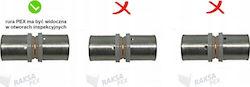 Wago Winkel Pex 20x1/2" M Gewindering Raksa Pex K1-2012-1g Crimped Wago Winkel Pex 20x1/2" M Gewindering Raksa Pex K1-2012-1g Crimped