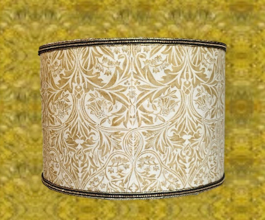 Tribal Deckenleuchte Gold mit Lampenbirnensockel E27 35x20cm