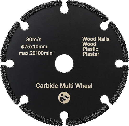 Powertech Holz-Schleifscheibe 75mm