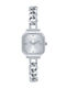 Women's Watch Battery with Silver Stainless Steel Bracelet