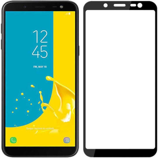 3d Vollflächiger Gehärteter Glas Displayschutzfolie Samsung J6 Plus 2018 Schwarzes