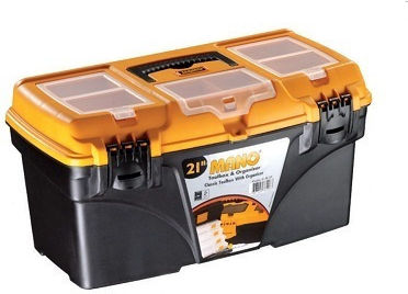 Mano Tool Case Plastic with Lid Organizer W29.1xD28xH5cm