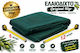 ForAll Olive Sail from HDPE 6x12m Density 90gr/m² with Rings