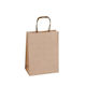 Domani Pungi De Hârtie Kraft Maro Pentru Ambalare 25x12x31cm 250 Bucăți Mânere