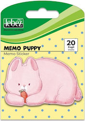 Memo Notizblöcke 20ff 76x48 Tiere