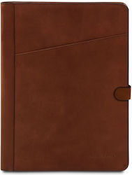 Lederner Dokumentenhalter Adriano Braune