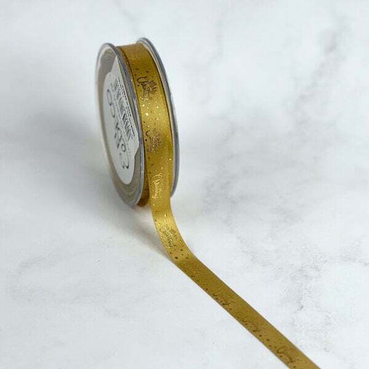 ED Collection Saten Bänder Gold Metallisch