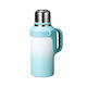 Portable Thermos Bottle Thermos Stainless Steel / Plastic 1 L Light Blue