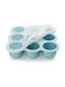 Recipient de mâncare din silicon albastru 75 ml