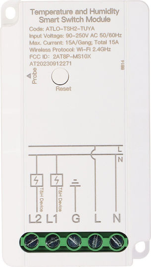 Atlo Intelligenter Schalter Wi-Fi & Bluetooth