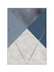 Conceptum Hypnose Hm-crp25-51 Wohnzimmer Teppich Rechteckig Blau-Ecru 80x140cm