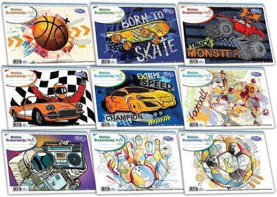 Skag Drawing Pads No5 A4 (21 x 29.7 cm) (Miscellaneous Designs/Colors)