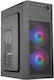 ML N6-530B Midi Tower Компютърна кутия Черна