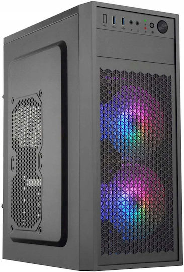 ML N6-530B Midi Tower Компютърна кутия Черна