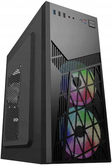 N6-560B Midi-Turm Computergehäuse Schwarz