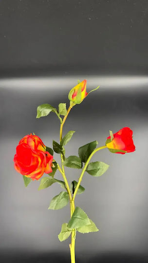Künstliche Blume Rote Rosen 67cm