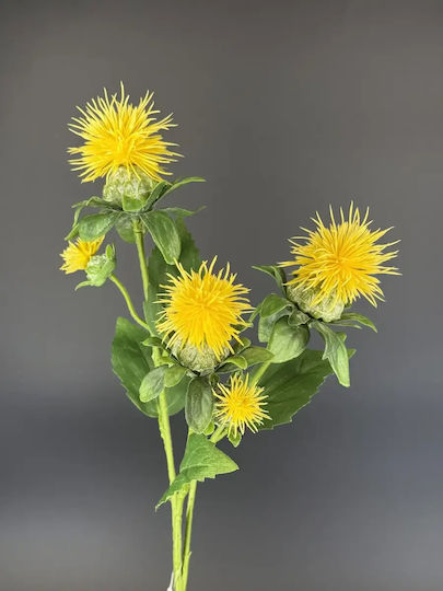 Dekoratives Künstliches Wildblumen Pflanze Intensiv Gelbe 40cm