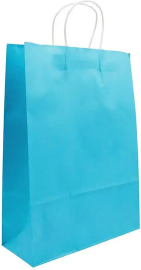 Metron Light Blue Paper Gift Bag