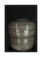 Decorative Floor Vase Metallic Blue 37xH37cm