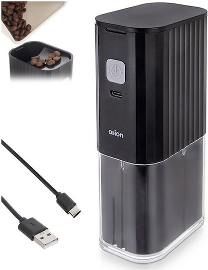 Artemis Electric Coffee Grinder and Grinding Levels Black