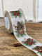 ED Collection Christmas White Ribbon 900x7cm