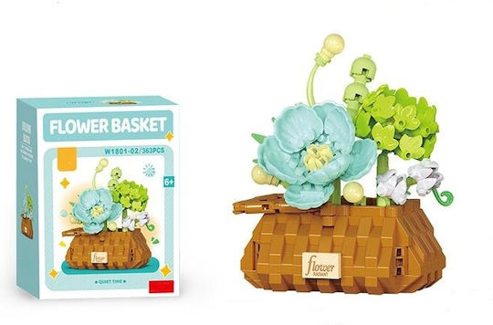 Flower Basket Building Blocks for 6+ Years 363 Pieces