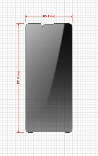 Privacy Glass Screen Protector Grizzglass Secretglass Easy Compatible with Sony Xperia 10 Vi 2 Pieces