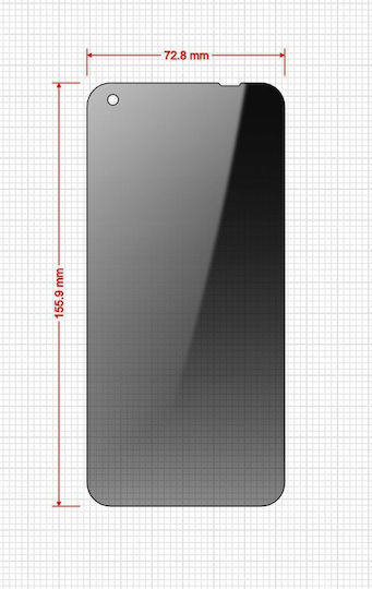 Grizzglass Secretglass Easy Privacy Tempered Glass Screen Protector Nothing Phone 1